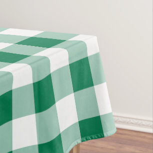 Klassiek groen geruit naadloos patroon tafelkleed