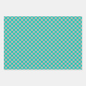 Klassiek Groen, Grijs Plaid Inpakpapier Vel (Voorkant)