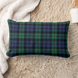 Klassiek groen marineblauw Black Watch Tartan Plai Kussen
