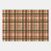 Klassiek groen rood Waterverf geplakt kunstpatroon Inpakpapier Vel (Voorkant 2)