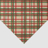 Klassiek groen rood Waterverf geplakt kunstpatroon Tissuepapier (Detail)