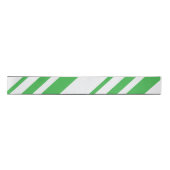 Klassiek groene & witte snoepriet gestreepte lint (Voorkant)
