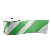 Klassiek groene & witte snoepriet gestreepte lint (Spoel)