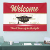 Klassiek! Groot aangepast klasreünie banner (Beurs)
