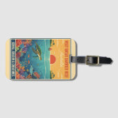 Klassiek Groot Barrièrerif Australië Bagagelabel (Voorkant (horizontaal))