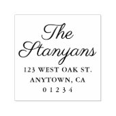 Klassiek groot naamschrift | Retouradresstempel Zelfinktende Stempel (Design)