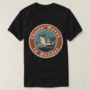 Klassiek Halifax Nova Scotia Zeilen Plezier T-shirt