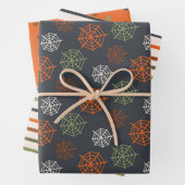 Klassiek halloween patroon inpakpapier vel (In situ)