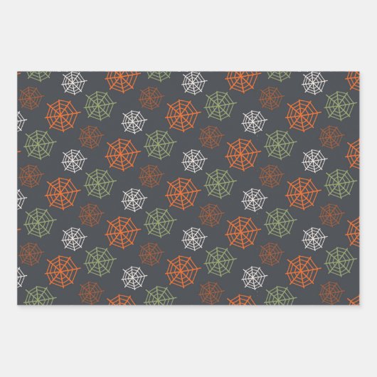 Klassiek halloween patroon inpakpapier vel (Voorkant)