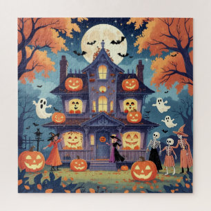 Klassiek Halloween-puzzel voor volwassenen Legpuzzel