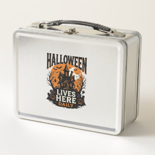 Klassiek Halloween T-shirt Geesterschuur Dagelijks