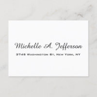 Klassiek Handschrift Creatief Trendy Wit