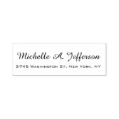 Klassiek Handschrift Creatief Trendy Wit Zelfinktende Stempel (Design)