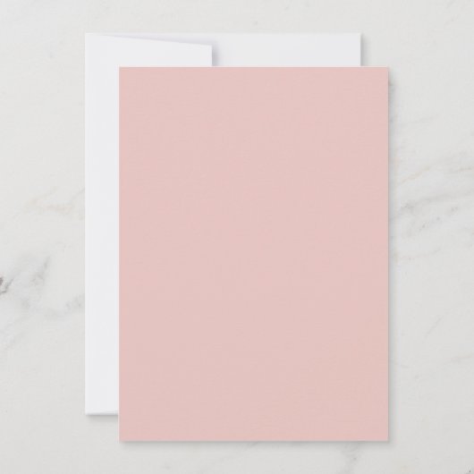 Klassiek handschrift Elegante naam Roos Goud Notitiekaartje (Achterkant)