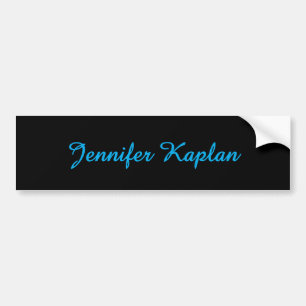 Klassiek handschrift Minimalistisch Professioneel Bumpersticker