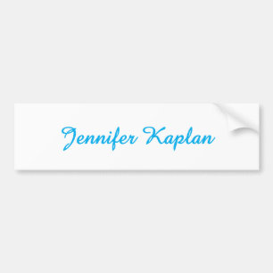 Klassiek handschrift Minimalistisch Professioneel Bumpersticker