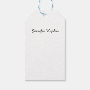 Klassiek handschrift Minimalistisch Professioneel Cadeaulabel