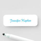 Klassiek handschrift Minimalistisch Professioneel Naamplaatje (In situ)