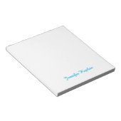 Klassiek handschrift Minimalistisch Professioneel Notitieblok (Schuin)