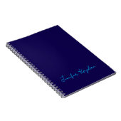 Klassiek handschrift Minimalistisch Professioneel Notitieboek (Rechterzijde)