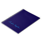 Klassiek handschrift Minimalistisch Professioneel Notitieboek (Linkerzijde)