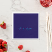 Klassiek handschrift Minimalistisch Professioneel Servet (Insitu)