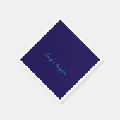 Klassiek handschrift Minimalistisch Professioneel Servet (Hoek)