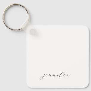 Klassiek handschrift Minimalistisch Professioneel Sleutelhanger