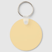 Klassiek handschrift Plain Simple Beige Sleutelhanger (Achterkant)