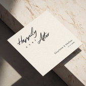 Klassiek 'Happily Ever After' Black Script bruilof Servet