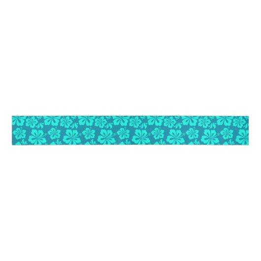 Klassiek Hawaïaans bloemlint Grosgrain Lint (Voorkant)