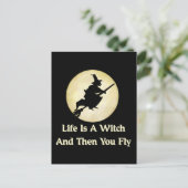 Klassiek heks Gezegde Briefkaart (Staand voorkant)