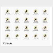 Klassiek heks Gezegde Ronde Sticker (Vel)