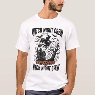 Klassiek Heksen Shirt Halloween Coven Nacht Grafis