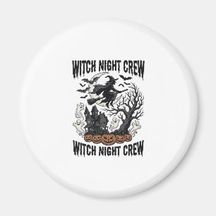 Klassiek Heksen Shirt Halloween Coven Nacht Grafis Magneet