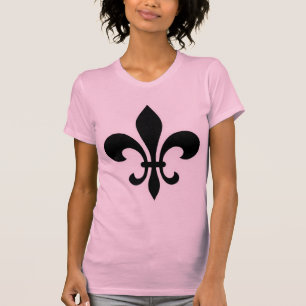 Klassiek Heraldisch Fleur De Lis Grafisch Element T-shirt