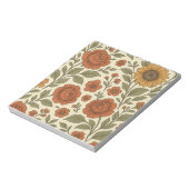 Klassiek Herfst Bloemmotief – Rustic Botanisch Blo Notitieblok (Linkerzijde)