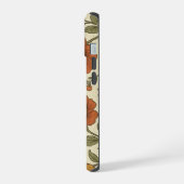 Klassiek herfst bloempatroon – Rustieke botanische iPhone 15 Case (Linkerkant)