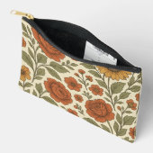 Klassiek Herfst Bloempatroon – Rustische Botanisch Etui (Open)