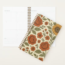 Klassiek Herfst Bloempatroon – Rustische Botanisch
