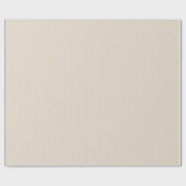 Klassiek herringbone beige Patroon Cadeaupapier (Vlak)