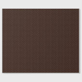 Klassiek herringbone bruin patroonpapier cadeaupapier (Vlak)