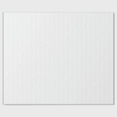 Klassiek herringbone White Grey Pattern Cadeaupapier (Vlak)