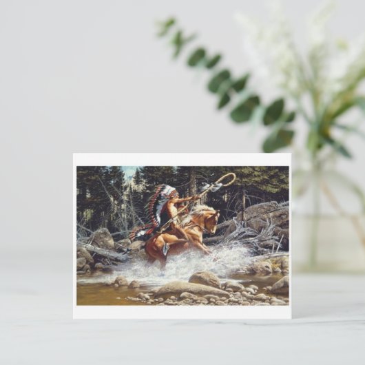 Klassiek het Schilderen Briefkaart (Staand voorkant)