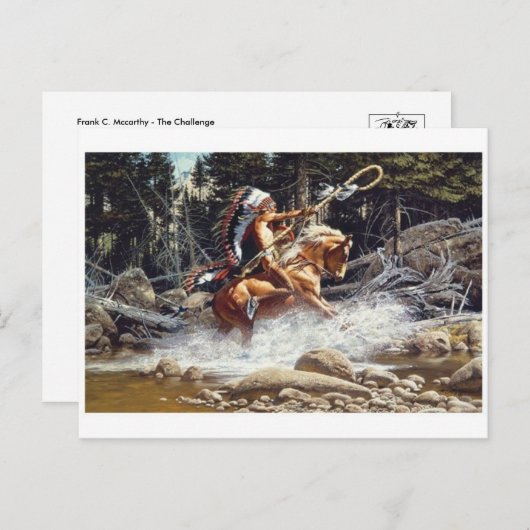 Klassiek het Schilderen Briefkaart (Voorkant / Achterkant)