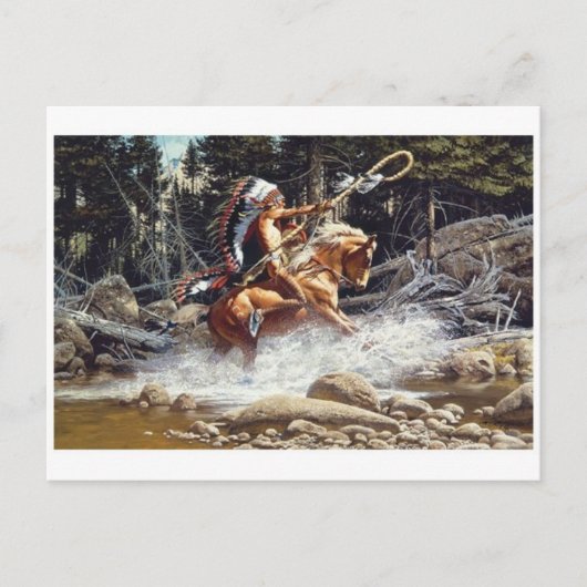 Klassiek het Schilderen Briefkaart (Voorkant)