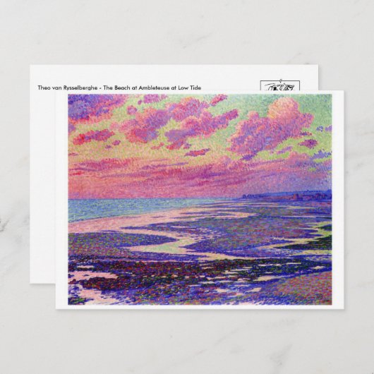 Klassiek het Schilderen Briefkaart (Voorkant / Achterkant)