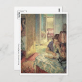 Klassiek het Schilderen Briefkaart (Voorkant / Achterkant)