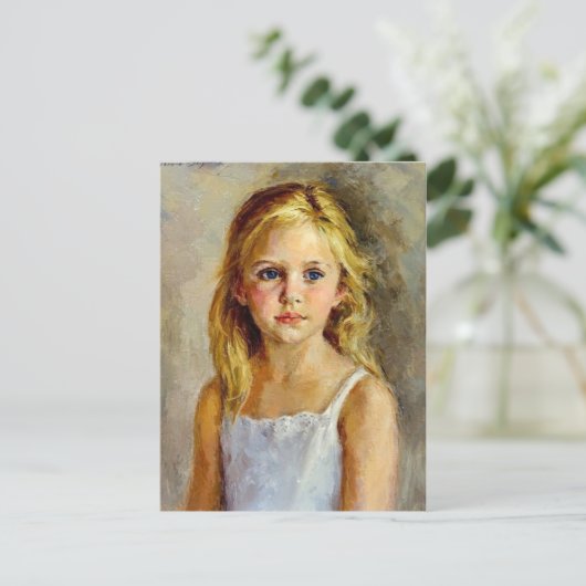 Klassiek het Schilderen Briefkaart (Staand voorkant)