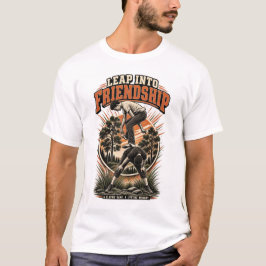 Klassiek hinkelspel uit vroeger tijden Vriendschap T-shirt